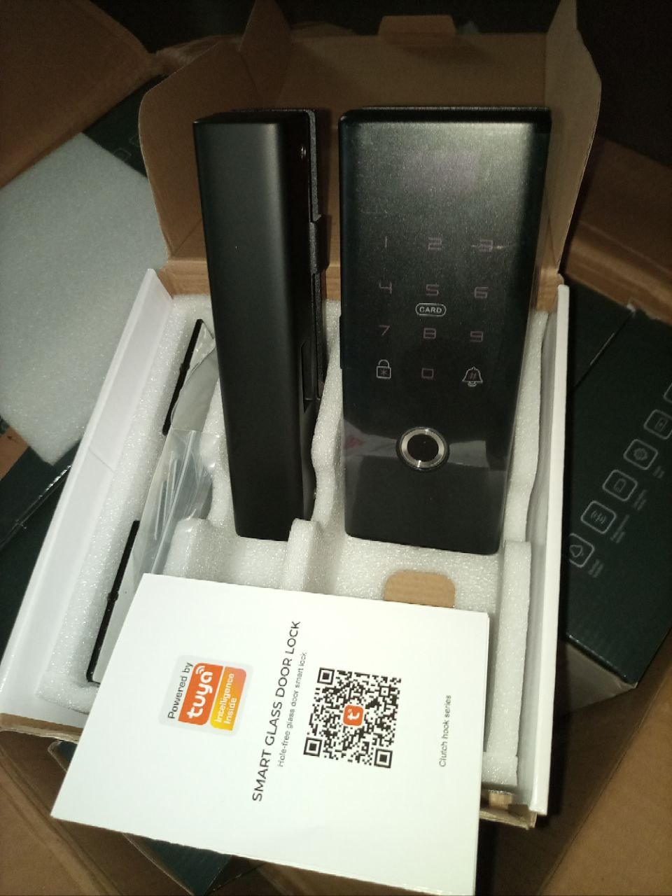 Biometric Tuya APP, RFID, Password, For Frameless Glass Door