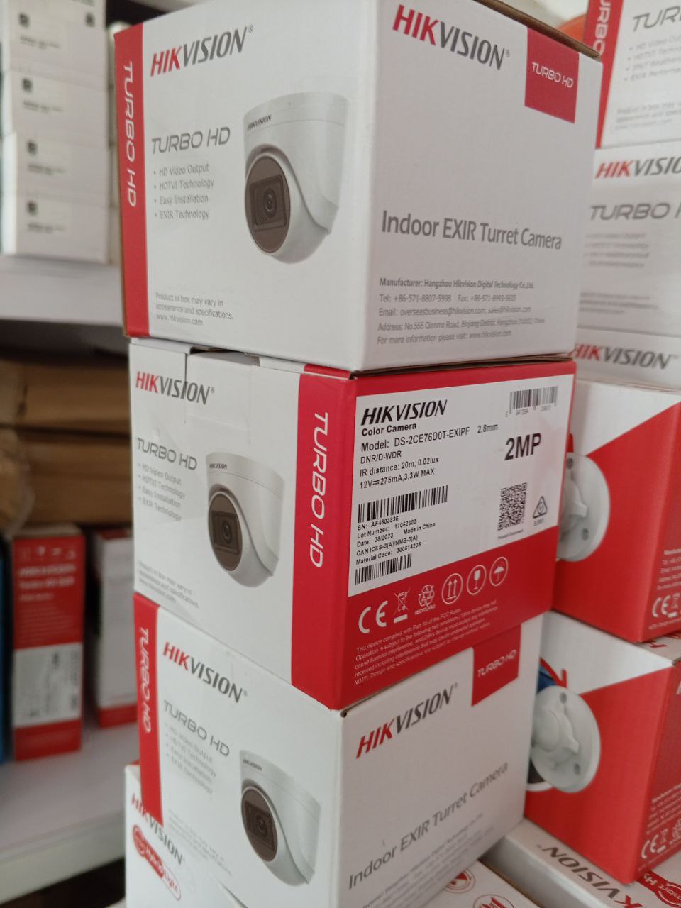 Hikvision Ds-2ce76d0t-Itpfs Audio 2mp Cameara
