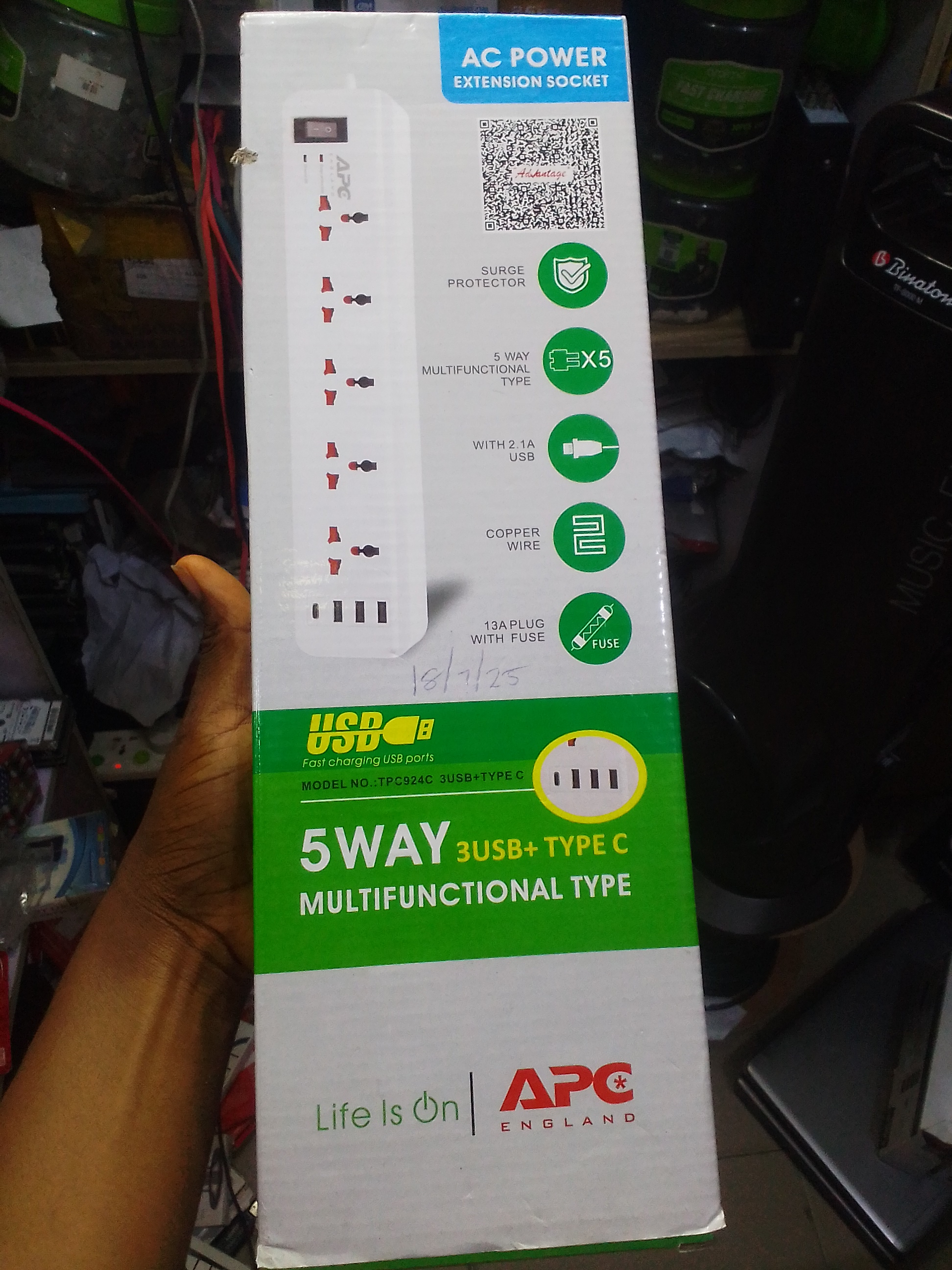 Apc extension socket