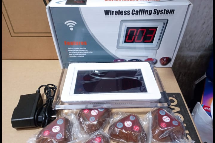 5pcs Waiter Call Button And Restaurant Calling System Panel