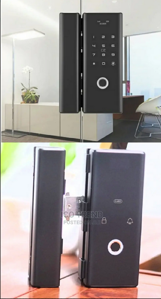 Wifi Tuya Sliding Glass Door Lock Fingerprint Keypad Lock