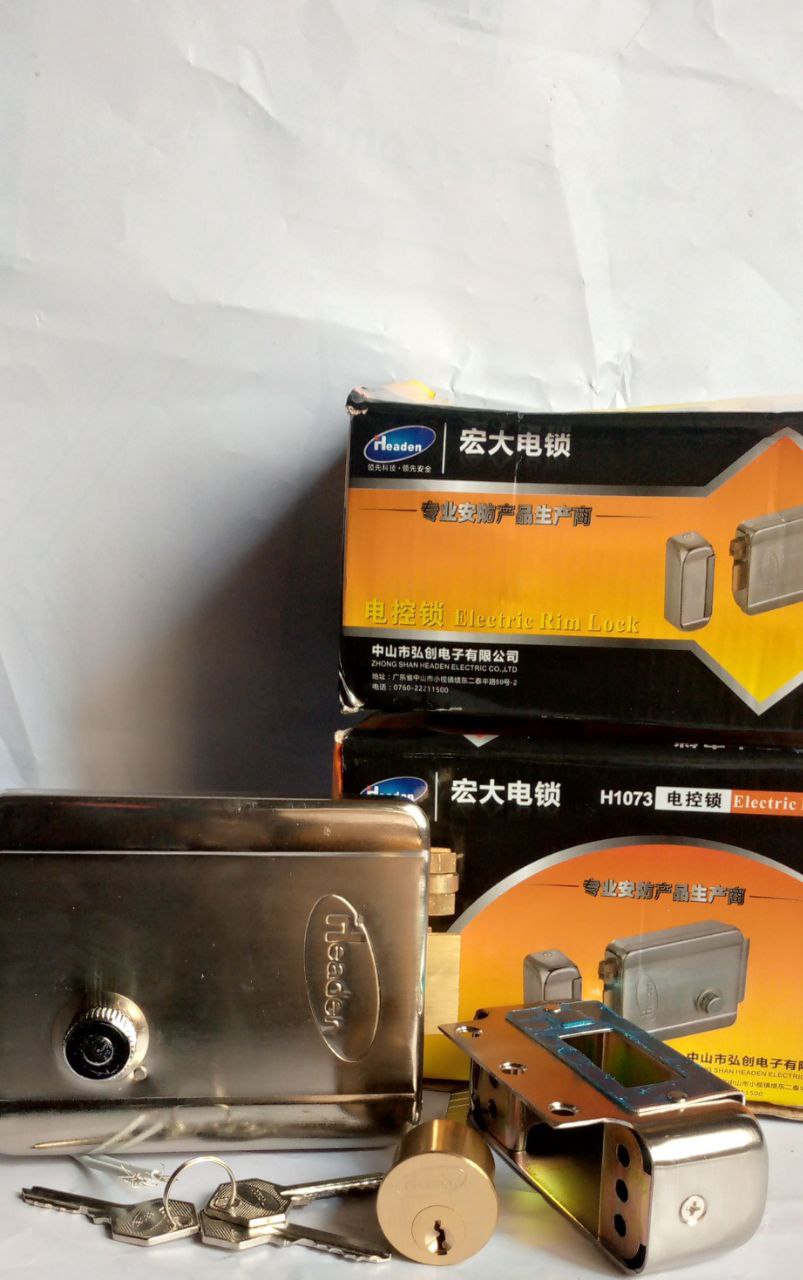 Electric Release Rim Door Lock Electric Single Cylinder Rim