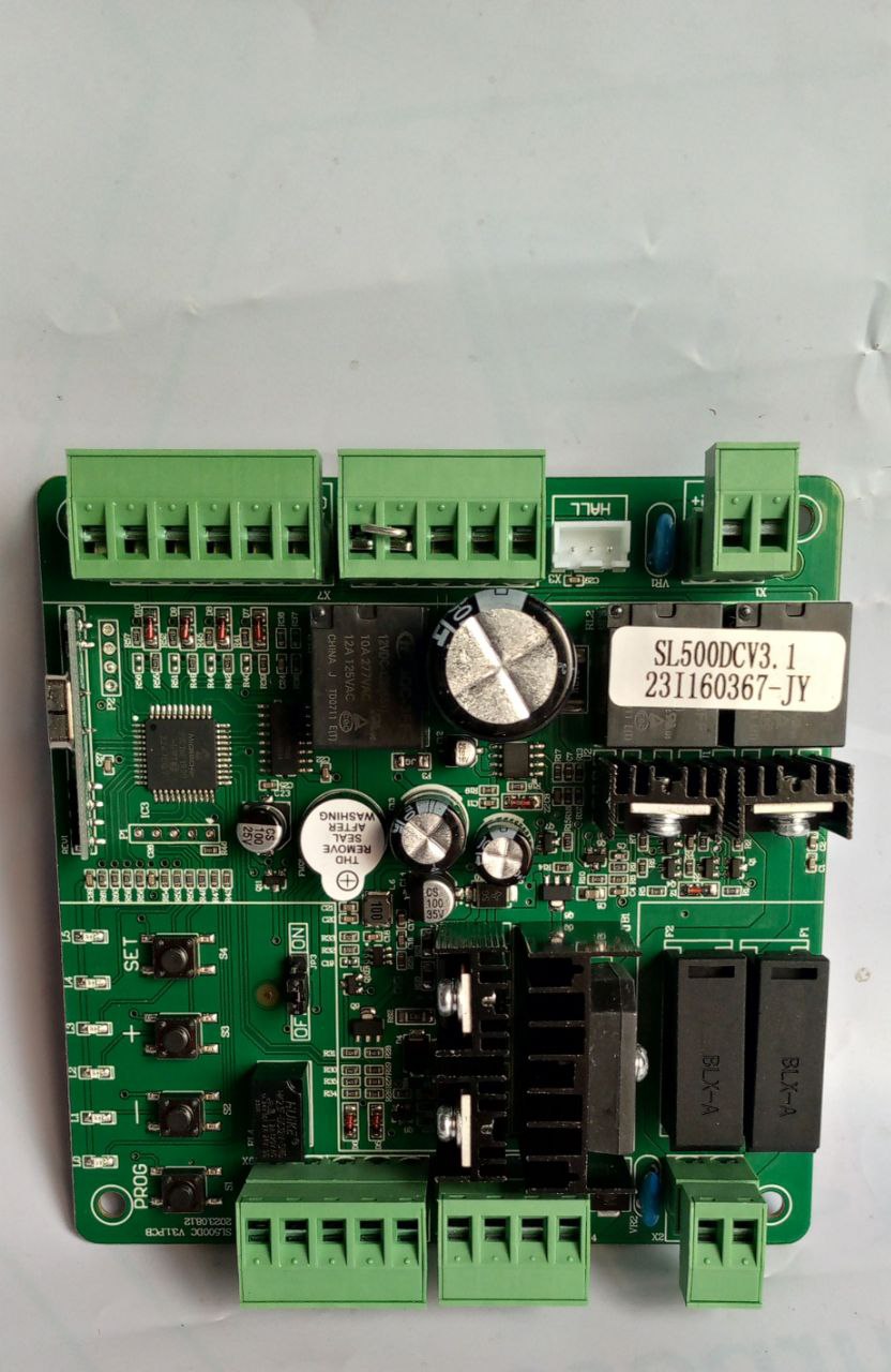 Circuit Control Board for Sliding Gate Opener with blue and black magnets AC110V