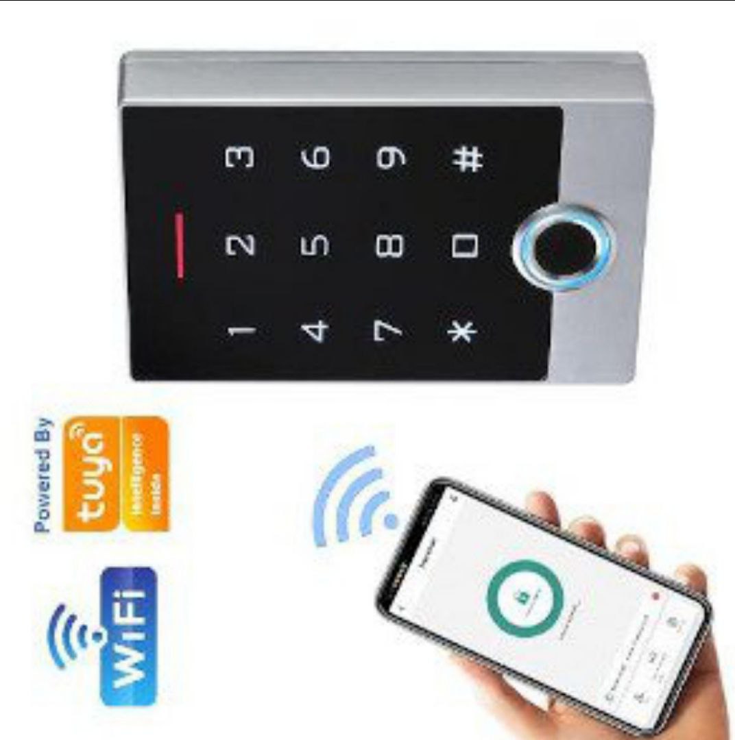 Tuya Wifi Biometric Smart Waterproof Door Access Control Kit