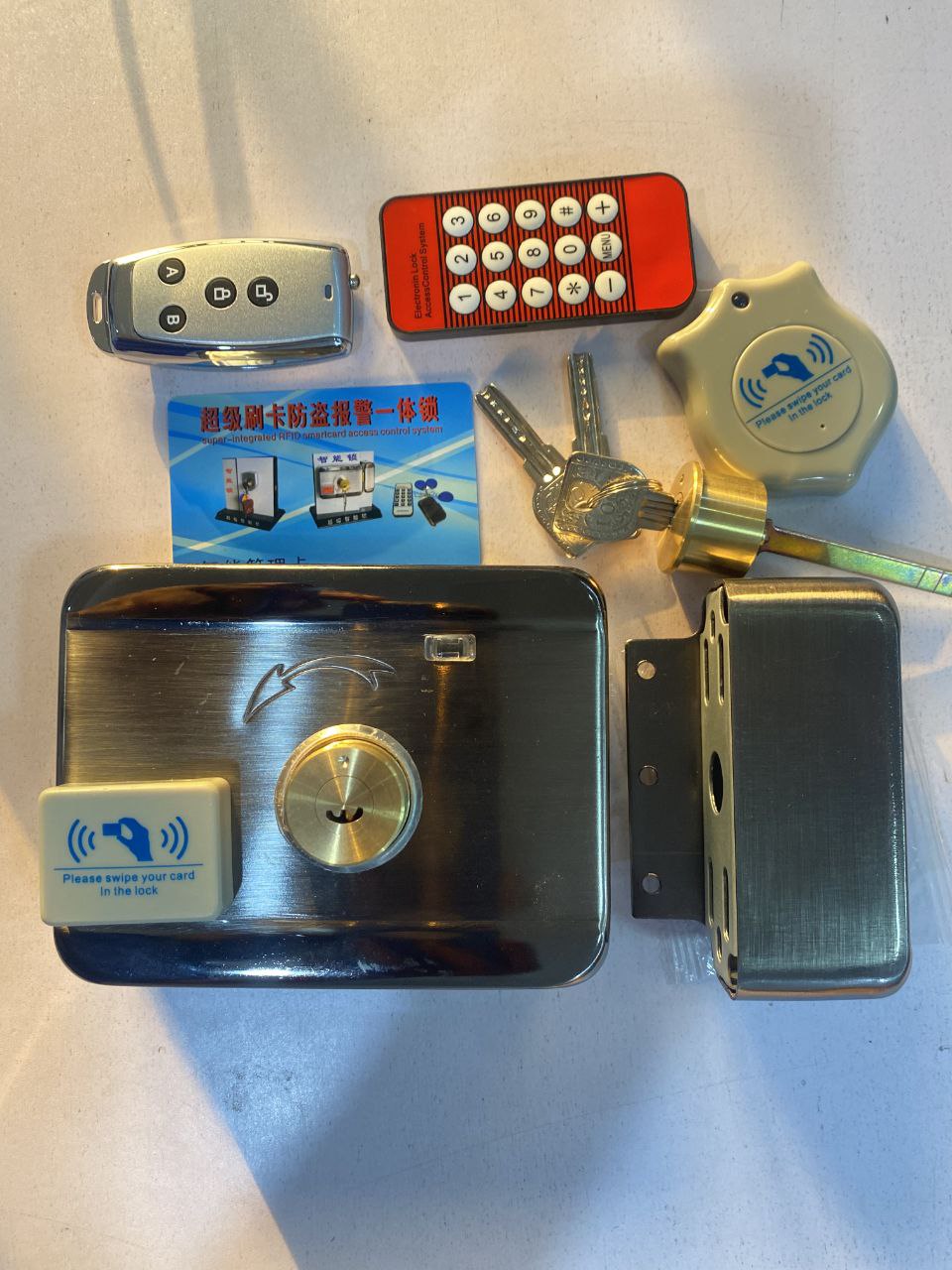 Intelligent Door Lock With Remote ID Unlock Home /Office