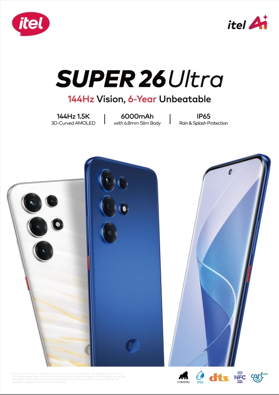 Itel super 26 ultra 8+128/8+256