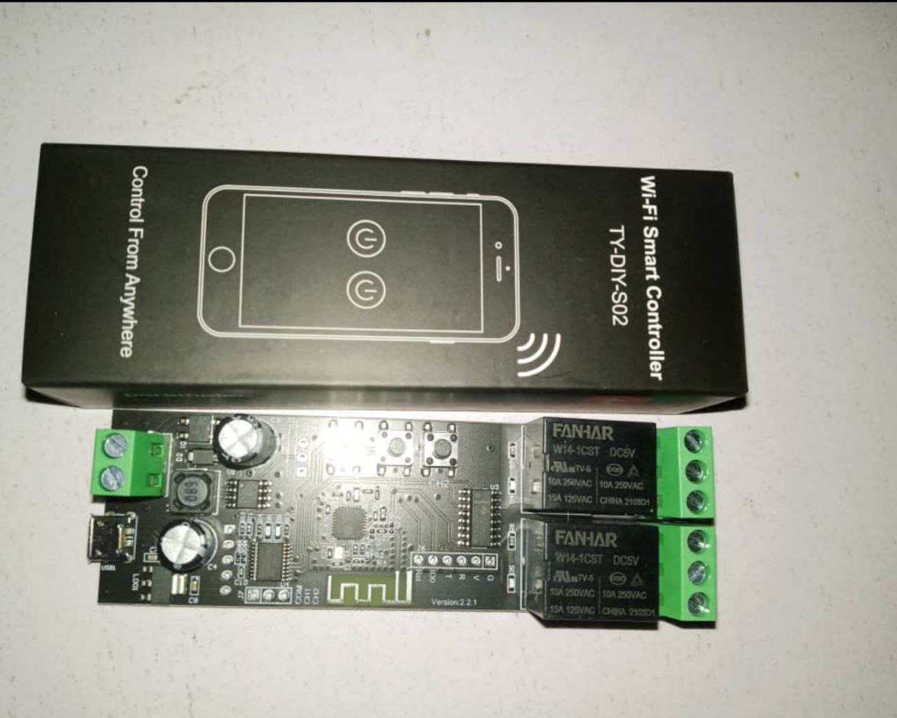 Tuya APP DC 7-32V Wifi Relay Switch Gate/Garage Door Opener