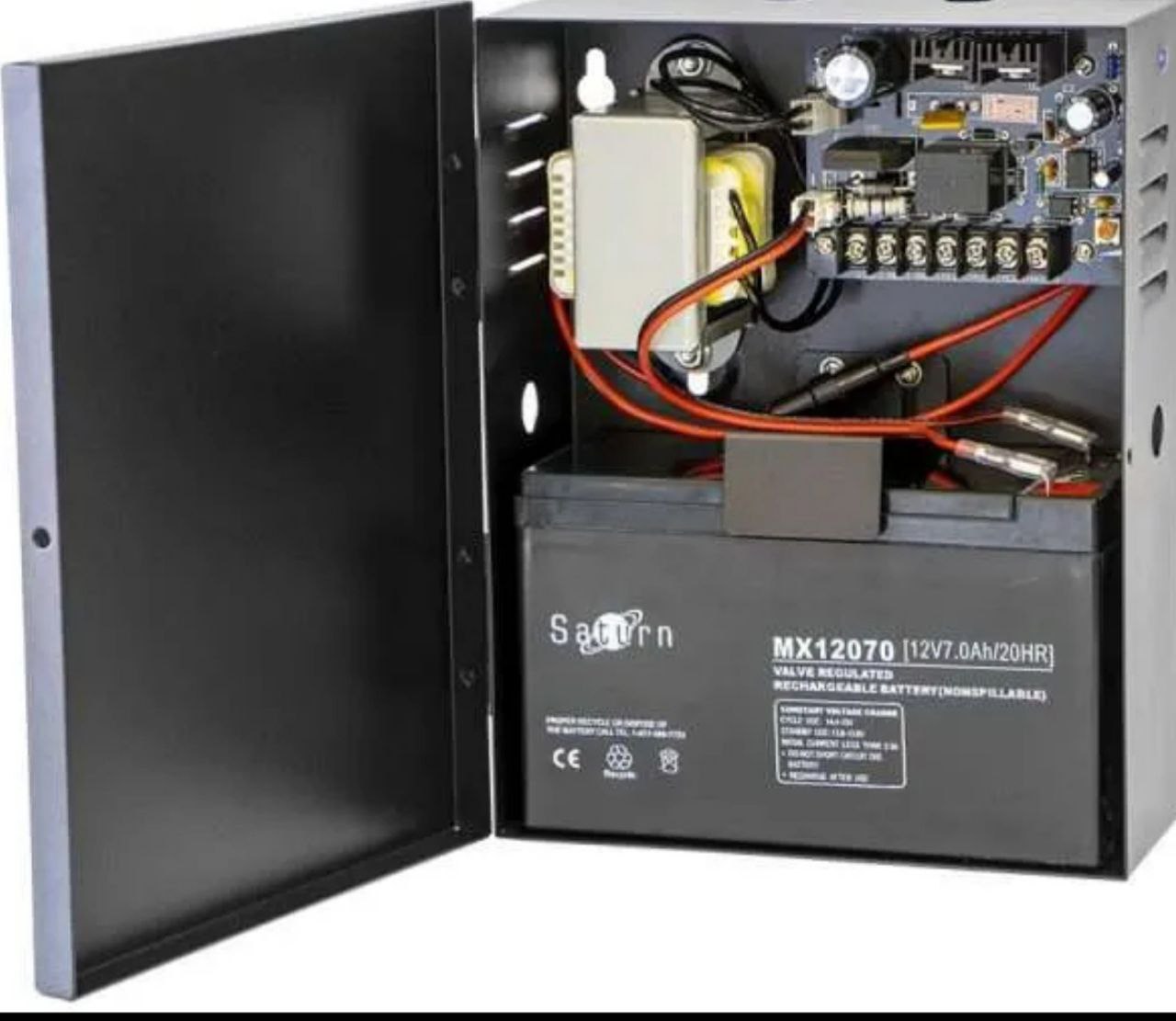 Access Control 12VDC 5A Power Supply With Battery Backup