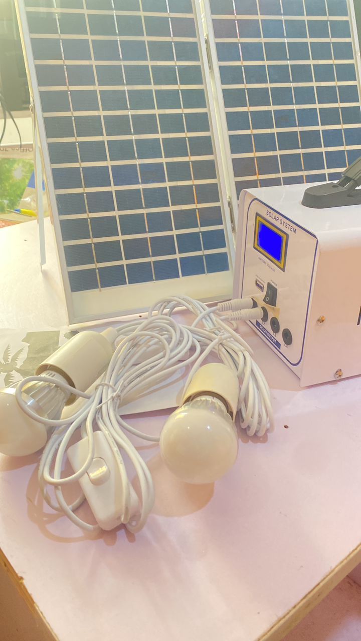 Home Solar Power Lighting System 15W Solar Kit