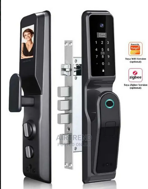 Fingerprint, Card, Tuya Phone App Unlock Automatic Door Lock