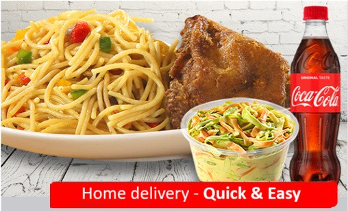 REFUEL SPAGHETTI  - SALAD -  CHICKEN - DRINK