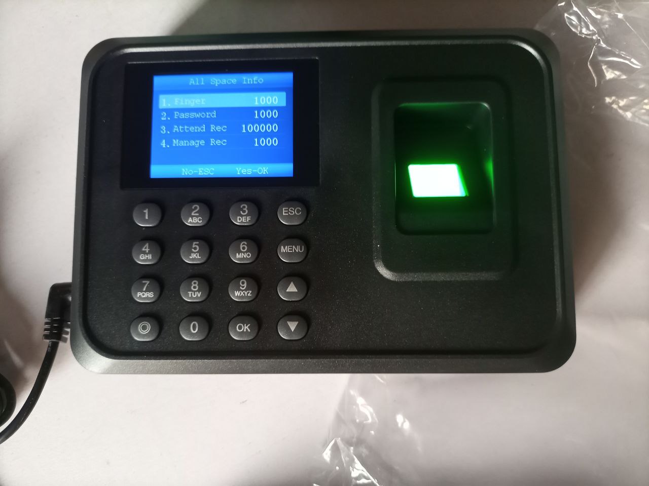 A6 Biometric Office Clock Employee Attendance Machine