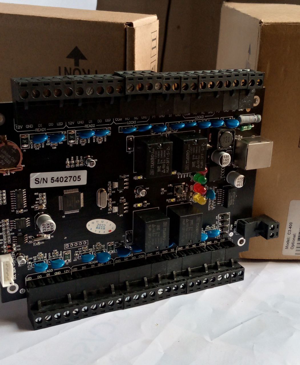 4 Door TCP IP Wiegand 26 Door Access Controller + UPS Box