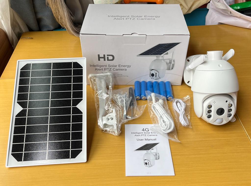 Solar 4g Ptz Battery Powered Camera With Ubox App