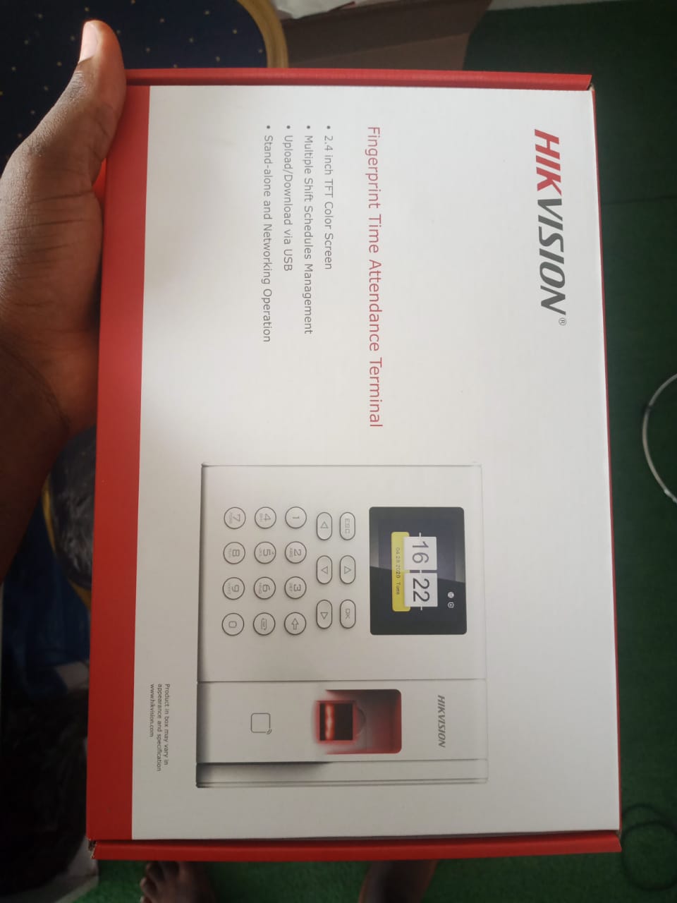 DS-K1A8503MF-B Fingerprint Time Attendance Terminal