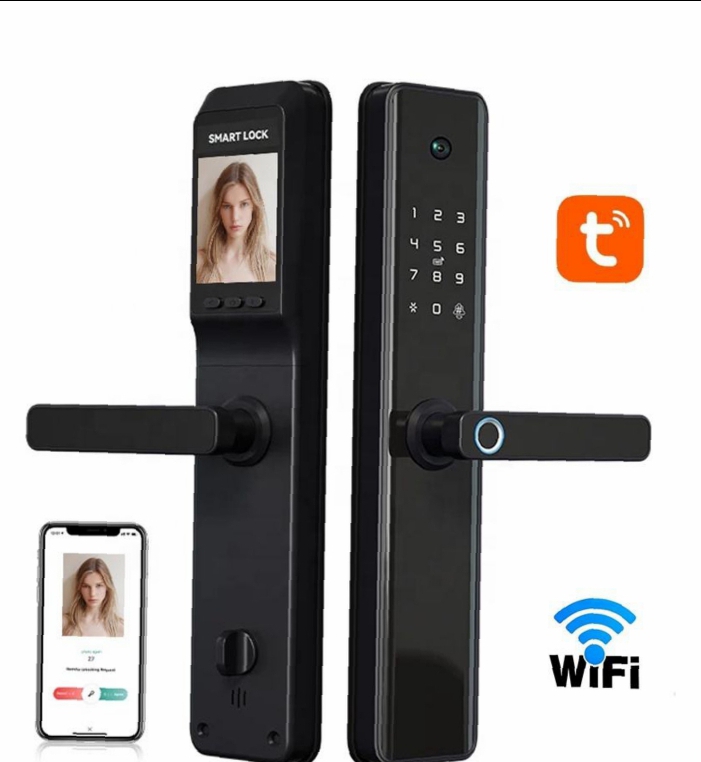 Smart Lock Tuya App, Card, Fingerprint, Password, Key Unlock