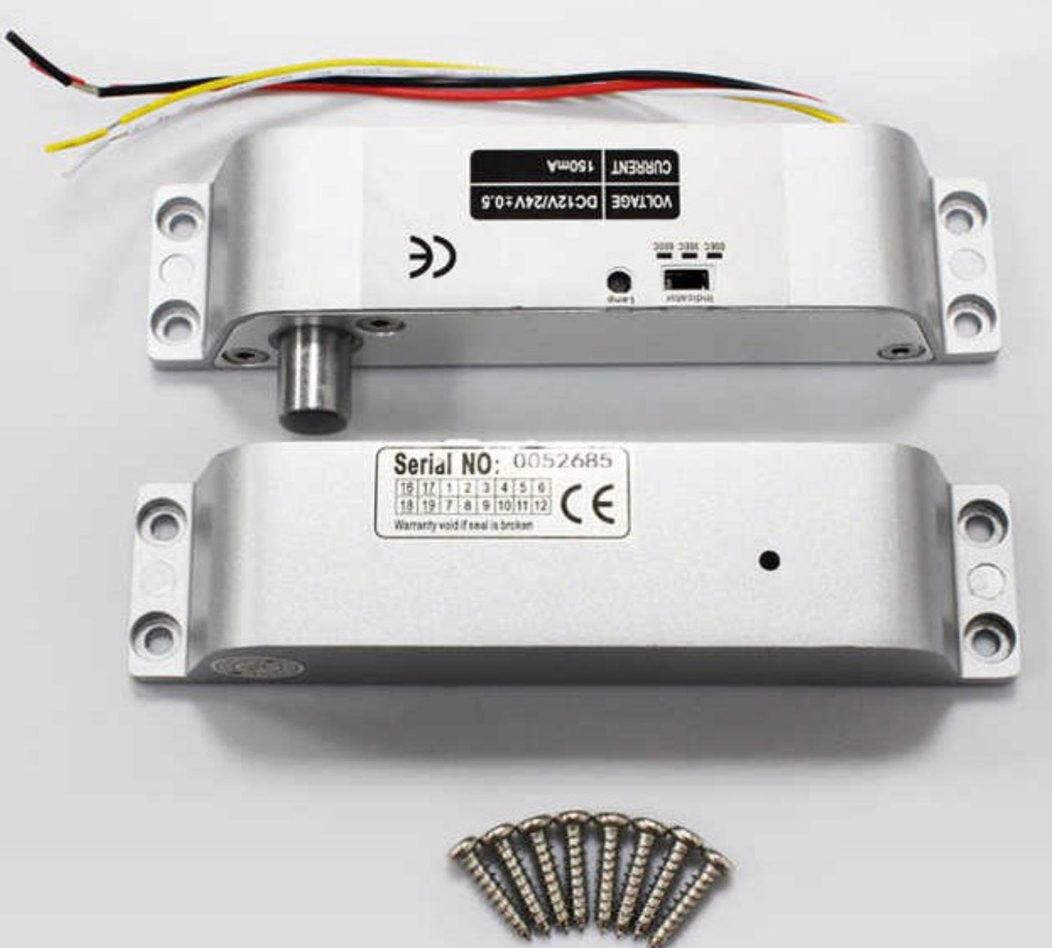 DC12V Electric Surface Mount Bolt Lock Drop NC Fail-Safe