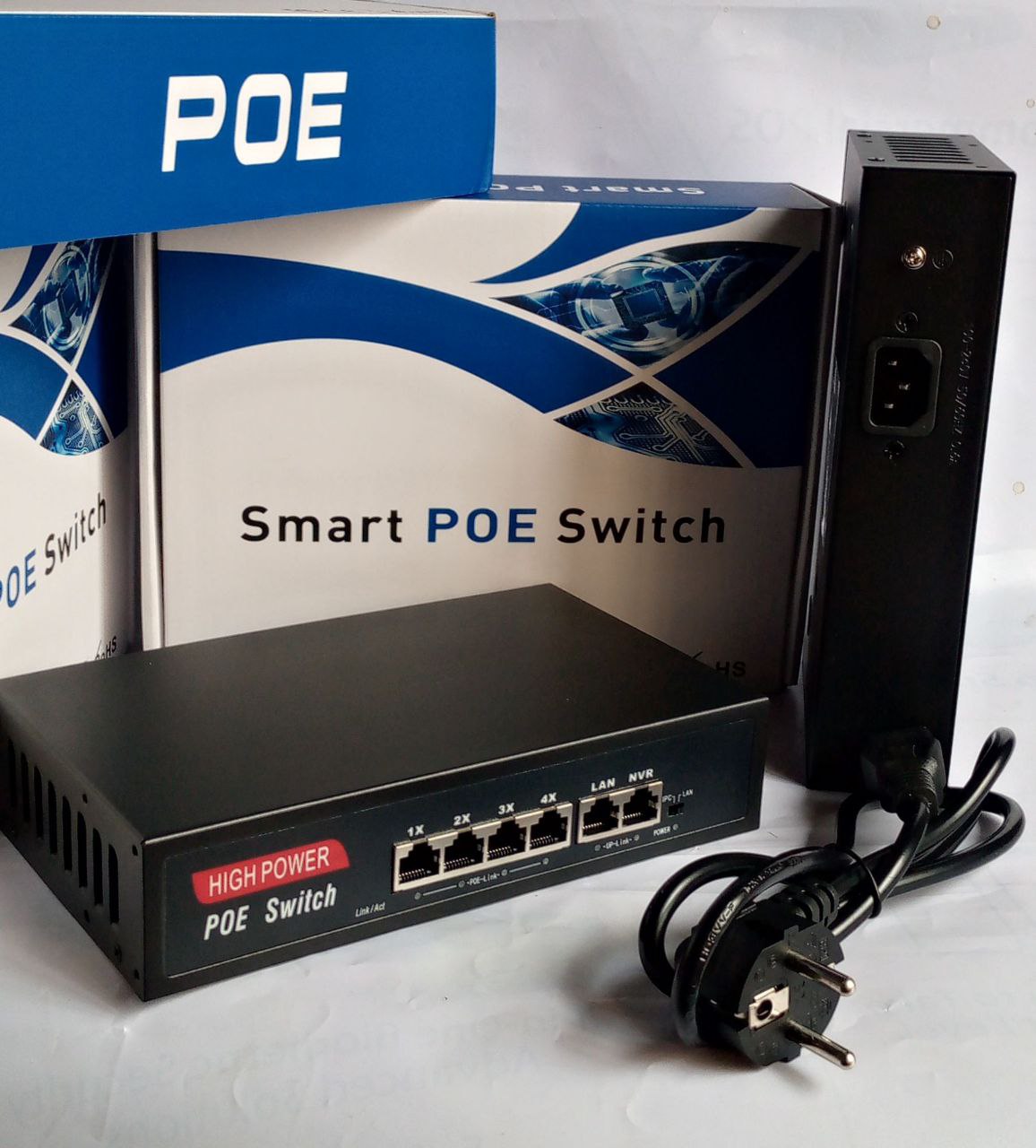 Smart 4port POE Switch 9