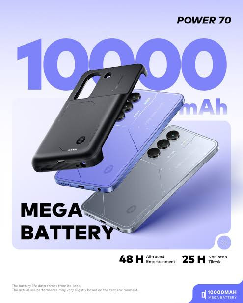 Itel P70 4RAM 128 Storage